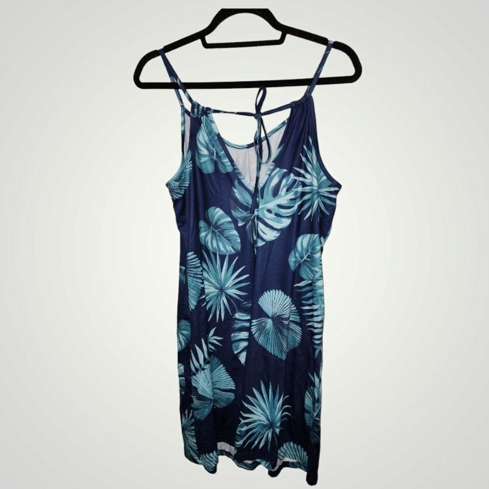 Misses tropical Hawaiian dress size Medium Sundress